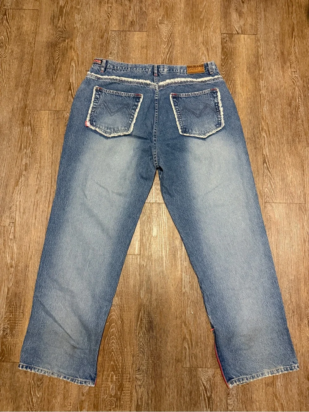 MoJeans Maurice Malone Blue Distressed Side-Trim Jeans